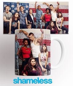 Кружка с принтом бесстыжие shameless 330 мл No Brand