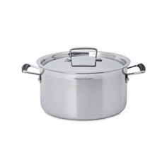 Кастрюля с крышкой LE CREUSET нержавеющая сталь 3-ply 24 см 6 л