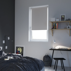 Штора рулонная блэкаут Inspire Belem 60x160 см светло-серая Granit 5