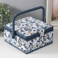 Шкатулка Лиственные веточки, 9716974, с ручкой No Brand
