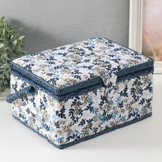 Шкатулка Лиственные веточки, 9716987 с ручкой No Brand