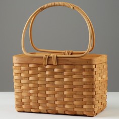 Корзина плетеная 30 x 175 x 17355 см медовая секвойя No Brand