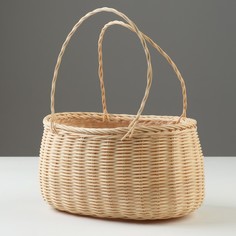 Корзина плетеная 22 x 15 x 1229 см ротанг No Brand