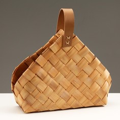 Корзина плетеная 36 x 16 x 7 x 345 см секвойя No Brand