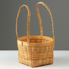 Корзина плетеная 22 x 15/34 см, секвойя No Brand