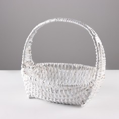 Корзина плетеная 31х25х13/28 см, лоза No Brand