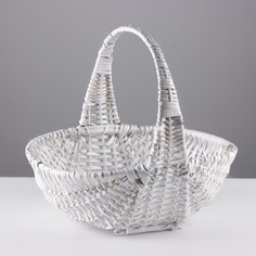 Корзина плетеная 40х31х15/36 см, лоза No Brand