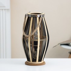 Настольная лампа RISALUX Джая 9829382 Е27 15Вт черный 20х20х38 см