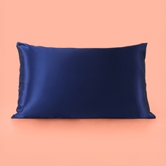 Наволочка шелковая Blue Sleep 50x70 см темно-синий