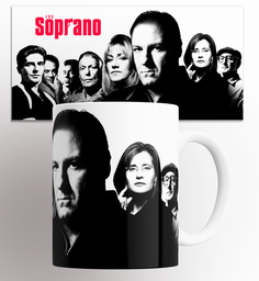 Кружка с принтом сериал сопрано serial sopranos 330 мл