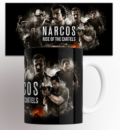 Кружка с принтом serial Narcosсериал Нарко 330 мл No Brand