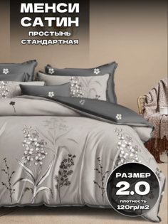 Комплект постельного белья Belle Store Mency AB 2 спальный сатин