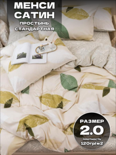 Комплект постельного белья Belle Store Mency AB 2 спальный сатин