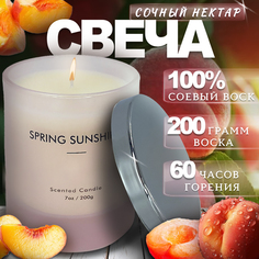 Свеча ароматическая Blabar интерьерная в стакане для дома "Сочный нектар"