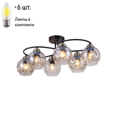 Люстра потолочная с лампочками Omnilux OML-95007-06+Lamps