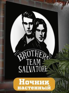 Настенный светильник панно сериалы Дневники вампира 2258 Бруталити