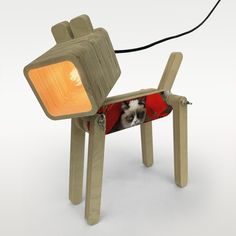 Настольная лампа Бруталити Собака котик кошка кот-650