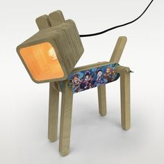Настольная лампа Бруталити Собака Игра Геншин Genshin Impact Элой Ци Ци - 574