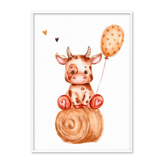 Постер Дом Карлеоне Коровка 40х60 см