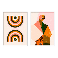 Набор постеров Дом Корлеоне Абстракция №263 50х70 см 2 шт