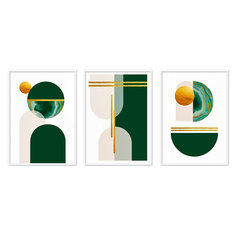 Набор постеров Дом Корлеоне Абстракция №363 50х70 см 3 шт