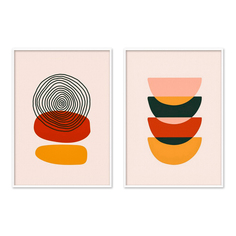 Набор постеров Дом Корлеоне Абстракция №319 50х70 см 2 шт