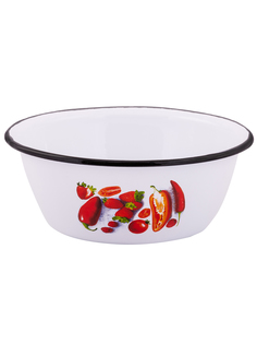Миска для кухни Appetite Паприка эмалированная 15 л