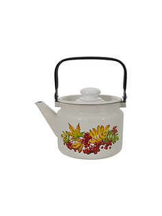 Чайник для плиты Лысьвенские эмали Рябина эмалированный 2 л