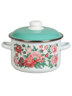 Кастрюля эмалированная СтальЭмаль Армель с крышкой 2 л