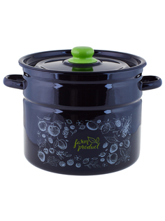 Кастрюля большая Appetite Berry с крышкой 9 л