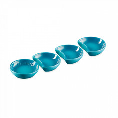 Набор из 4-х соусников LE CREUSET Caribbean керамика бирюзовый
