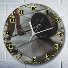 Настенные часы Бруталити CLOCK-UV-ALM-190422-0059