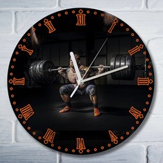 Настенные часы Бруталити CLOCK-UV-ALM-190422-0060