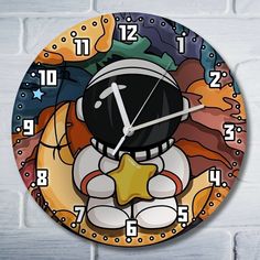 Настенные часы Бруталити CLOCK-UV-ALM-210423-0082