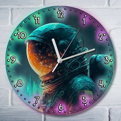 Настенные часы Бруталити CLOCK-UV-ALM-210423-0083