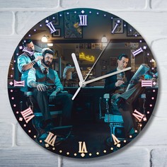 Настенные часы Бруталити CLOCK-UV-ANN-190422-0119