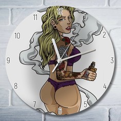 Настенные часы Бруталити CLOCK-UV-ANN-190422-0128