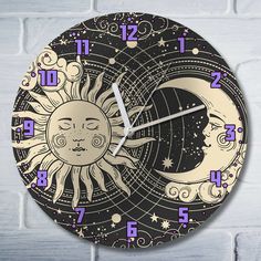 Настенные часы Бруталити CLOCK-UV-GSUN-210423-0617