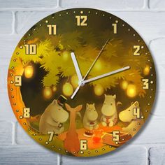 Настенные часы Бруталити CLOCK-UV-GSUN-210423-0651