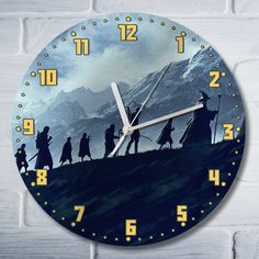 Настенные часы Бруталити CLOCK-UV-GSUN-210423-0680