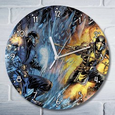 Настенные часы Бруталити CLOCK-UV-MLN-180622-0420