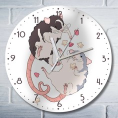 Настенные часы Бруталити CLOCK-UV-OG-110222-0181