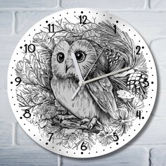 Настенные часы Бруталити CLOCK-UV-OG-110222-0214