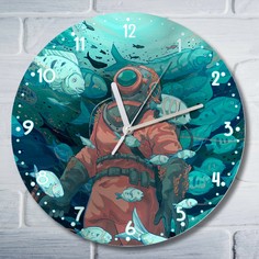 Настенные часы Бруталити CLOCK-UV-OG-110222-0288