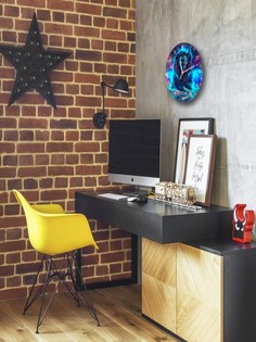 Настенные часы Бруталити CLOCK-UV-OG-110222-0350