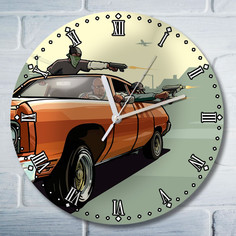 Настенные часы Бруталити CLOCK-UV-OG-110722-0359