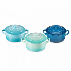 Набор из 3-х кокотов LE CREUSET 10 см керамика