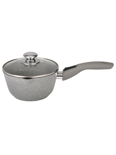 Ковш кухонный Kukmara Мрамор с крышкой, со съемной ручкой, 1,5 л