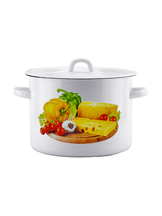 Кастрюля эмалированная Эмаль с крышкой 45 л