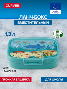 Контейнер пищевой Curver SNAP BOX голубо